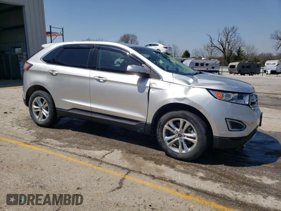 2015 Ford Edge SEL with VIN 2FMTK4J93FBB08529, listed as a Copart auction lot 51857755 with 103,387 mi miles and Salvage Title. Bid and sale history available at carsss.com. Image 4.