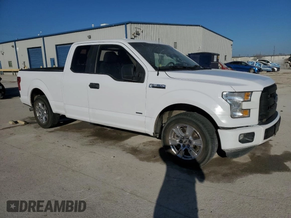 2015 Ford F-150 XL with VIN 1FTEX1CP7FKD96442, listed as a Copart auction lot 46820085 with 156,970 mi miles and Salvage Title. Bid and sale history available at carsss.com. Image 4.