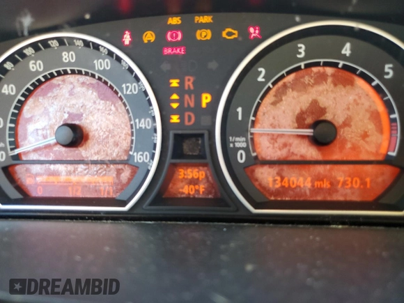 2004 BMW 7 Series 745i with VIN WBAGL63484DP68795, listed as a Copart auction lot 77201084 with 134,044 mi miles and Salvage Title. Bid and sale history available at DreamBid. Image 9.
