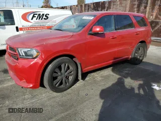 2012 Dodge Durango R/T with VIN 1C4SDHCT3CC188260, listed as a Copart auction lot 41473445 with 127,520 mi miles and Salvage title. Bid and sale history available at DreamBid. Image 1.
