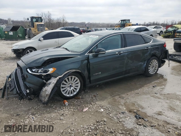 2015 Ford Fusion SE Hybrid with VIN 3FA6P0LU0FR243391, listed as a Copart auction lot 49544025 with Not Provided miles and Salvage Title. Bid and sale history available at DreamBid. Image 1.