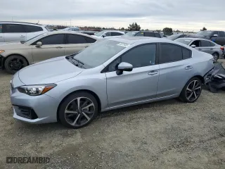 2023 Subaru Impreza Sport with VIN 4S3GKAM65P3603533, listed as a Copart auction lot 50073405 with 17,944 mi miles and Salvage Title. Bid and sale history available at carsss.com. Image 1.