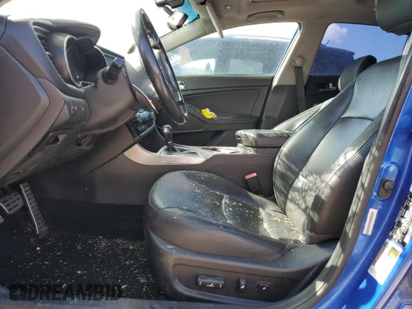 2015 Kia Optima SX Turbo with VIN 5XXGR4A62FG387687, listed as a Copart auction lot 53827035 with Not provided miles and Salvage title. Bid and sale history available at DreamBid. Image 7.