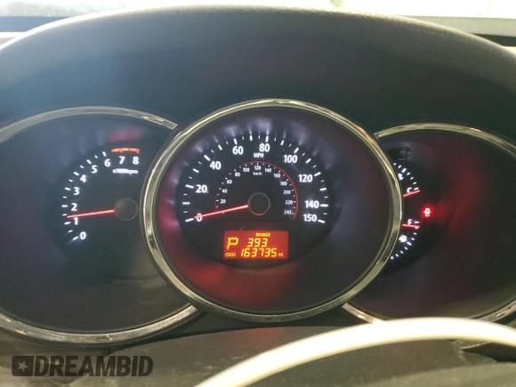 2012 Kia Sorento LX with VIN 5XYKT3A18CG233549, listed as a Copart auction lot 52532305 with 163,735 mi miles and Non Repairable. Bid and sale history available at DreamBid. Image 9.