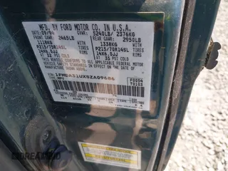 1995 Ford Aerostar z VIN 1FMDA31UXSZA09686, wystawiony jako IAAI lot #42014562 z przebiegiem 122 567 mil mil oraz . Historia ofert i sprzedaży dostępna na DreamBid. Obrazek 9.
