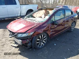 2015 Honda Civic Sedan EX-L with VIN 19XFB2F98FE288744, listed as a IAAI auction lot 41917521 with 113,860 mi miles. Bid and sale history available at carsss.com. Image 17.