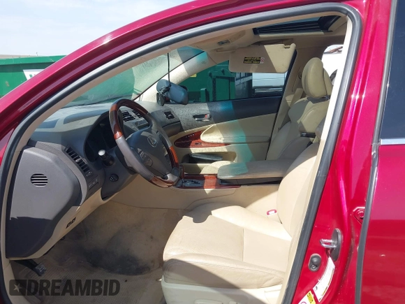 2008 Lexus GS 350 with VIN JTHCE96S580016491, listed as a IAAI auction lot 42036614 with 207,449 mi miles and . Bid and sale history available at DreamBid. Image 5.