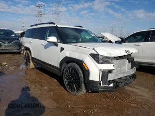 2025 Hyundai Santa Fe Calligraphy z VIN 5NMP5DGLXSH069580, wystawiony jako Copart lot #43256255 z przebiegiem 79 mil mil oraz Szkoda całkowita • Salvage title. Historia ofert i sprzedaży dostępna na DreamBid. Obrazek 4.