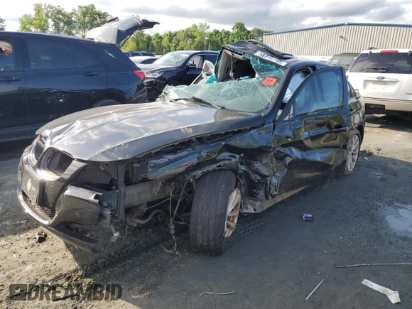 2011 BMW 3 Series 328i xDrive with VIN WBAPK5G51BNN28253, listed as a Copart auction lot 58716745 with Not provided miles and Salvage title. Bid and sale history available at DreamBid. Image 1.