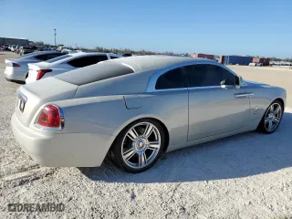 2015 Rolls-Royce Wraith with VIN SCA665C52FUX85269, listed as a Copart auction lot 77326374 with 0 mi miles and Salvage Title. Bid and sale history available at carsss.com. Image 3.