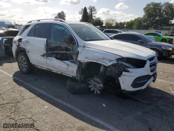 2020 Mercedes-Benz GLE with VIN 4JGFB4JB2LA138175, listed as a Copart auction lot 51482255 with 55,496 mi miles and Salvage Title. Bid and sale history available at carsss.com. Image 4.
