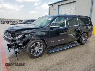 2024 Jeep Grand Wagoneer z VIN 1C4SJSEP3RS109884, wystawiony jako Copart lot #64586815 z przebiegiem 43 344 mil mil oraz Czysty tytuł • Clean title. Historia ofert i sprzedaży dostępna na DreamBid. Obrazek 1.