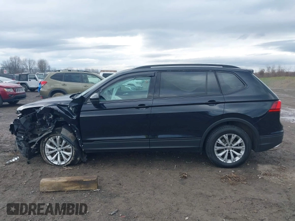 2019 Volkswagen Tiguan S with VIN 3VV0B7AX0KM046024, listed as a IAAI auction lot 41924867 with 126,729 mi miles and . Bid and sale history available at DreamBid. Image 15.