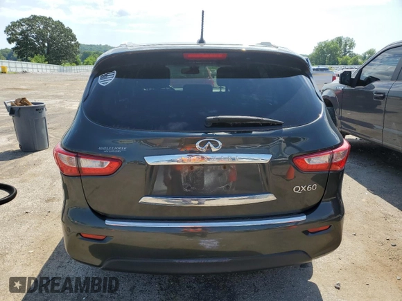2014 Infiniti QX60 with VIN 5N1AL0MM1EC516362, listed as a Copart auction lot 62990775 with 171,491 mi miles and Clean title. Bid and sale history available at DreamBid. Image 6.