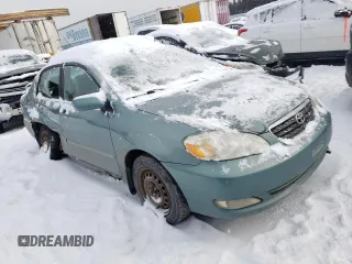 2005 Toyota Corolla CE with VIN 2T1BR32E25C847902, listed as a Copart auction lot 86173244 with 153,723 mi miles and Salvage title. Bid and sale history available at DreamBid. Image 4.