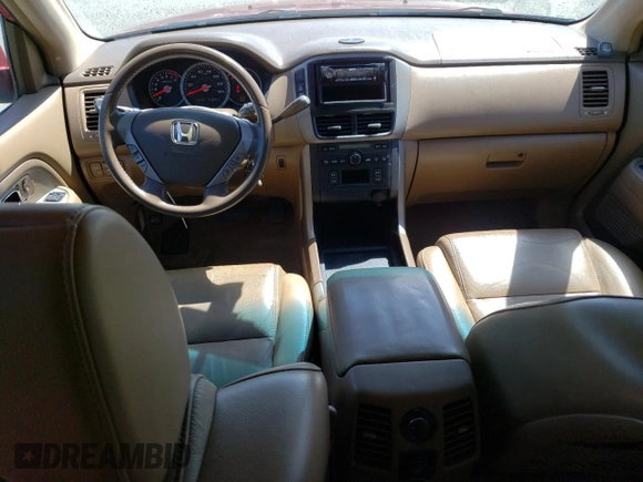 2006 Honda Pilot EX-L with VIN 5FNYF18576B022725, listed as a Copart auction lot 53875465 with 179,101 mi miles and Salvage Title. Bid and sale history available at DreamBid. Image 8.