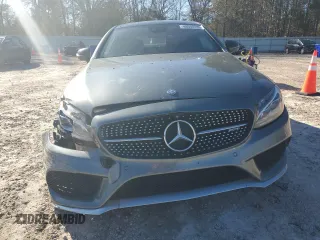 2017 Mercedes-Benz C 43 AMG with VIN WDDWJ6EB5HF521833, listed as a Copart auction lot 48008135 with 106,392 mi miles and Salvage Title. Bid and sale history available at carsss.com. Image 5.