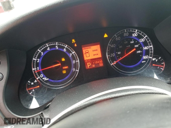 2008 Infiniti EX Journey z VIN JNKAJ09F18M361149, wystawiony jako Copart lot #58165245 z przebiegiem 119 430 mil mil oraz Szkoda całkowita • Salvage title. Historia ofert i sprzedaży dostępna na DreamBid. Obrazek 9.
