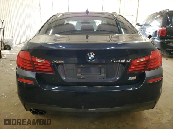 2015 BMW 5 Series 535d xDrive with VIN WBAFV3C55FD686488, listed as a Copart auction lot 56680554 with 109,023 mi miles and Salvage title. Bid and sale history available at DreamBid. Image 6.