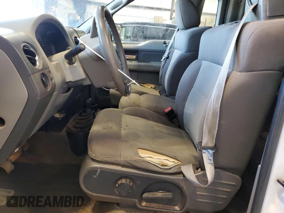 2005 Ford F-150 XL with VIN 1FTRF14535NB85138, listed as a Copart auction lot 49508915 with 224,077 mi miles and Salvage title. Bid and sale history available at DreamBid. Image 7.
