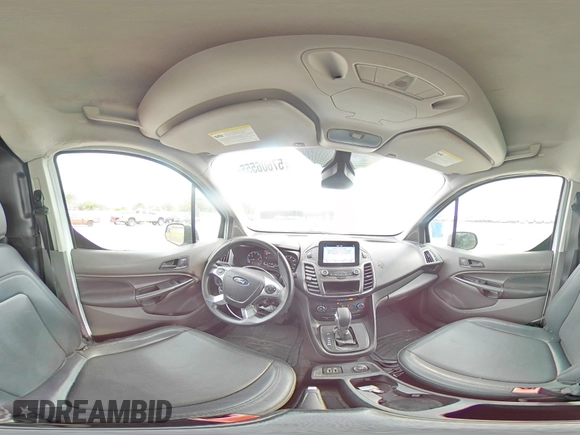 2020 Ford Transit Connect XL with VIN NM0LS7E2XL1435968, listed as a Copart auction lot 57606555 with 62,596 mi miles and Salvage title. Bid and sale history available at DreamBid. Image 16.
