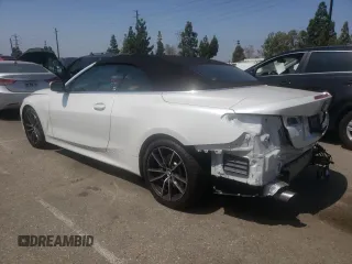 2023 BMW 4 Series 430i with VIN WBA23AT01PCL49918, listed as a Copart auction lot 81709604 with 17,371 mi miles and Salvage Title. Bid and sale history available at carsss.com. Image 2.