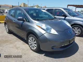 2017 Nissan LEAF SV with VIN 1N4BZ0CP3HC306441, listed as a IAAI auction lot 42629755 with 56,183 mi miles and . Bid and sale history available at DreamBid. Image 1.
