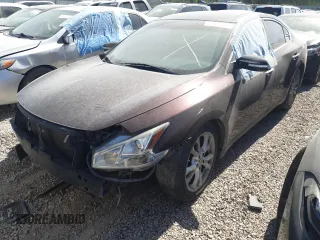 2014 Nissan Maxima SV z VIN 1N4AA5AP8EC494257, wystawiony jako Copart lot #52261705 z przebiegiem Nie podano mil oraz Szkoda całkowita • Salvage title. Historia ofert i sprzedaży dostępna na DreamBid. Obrazek 1.