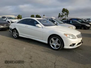 2009 Mercedes-Benz CL-Class 5.5L V8 with VIN WDDEJ86X99A022680, listed as a Copart auction lot 69120444 with 194,273 mi miles and Salvage Title. Bid and sale history available at carsss.com. Image 4.