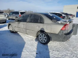 2003 Honda Civic LX with VIN 2HGES16603H944822, listed as a Copart auction lot 42125505 with 235,352 mi miles and Salvage Title. Bid and sale history available at carsss.com. Image 2.