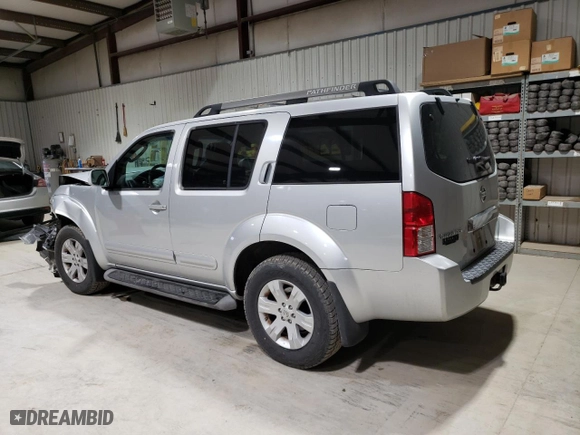 2005 Nissan Pathfinder LE with VIN 5N1AR18WX5C735787, listed as a Copart auction lot 50202575 with 188,965 mi miles and Salvage Title. Bid and sale history available at carsss.com. Image 2.
