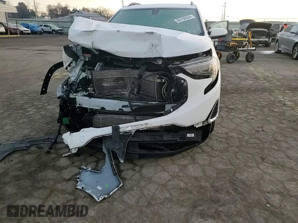 2019 GMC Terrain SLE with VIN 3GKALTEV9KL195267, listed as a Copart auction lot 86760624 with 60,331 mi miles and Salvage title. Bid and sale history available at DreamBid. Image 12.