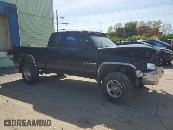 2001 Dodge 2500 with VIN 1B7KF23W21J565543, listed as a Copart auction lot 54488005 with 85,952 mi miles and Salvage Title. Bid and sale history available at carsss.com. Image 4.