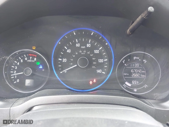 2016 Honda HR-V EX-L w/Navi with VIN 3CZRU5H7XGM746872, listed as a IAAI auction lot 41525451 with 167,542 mi miles. Bid and sale history available at carsss.com. Image 7.