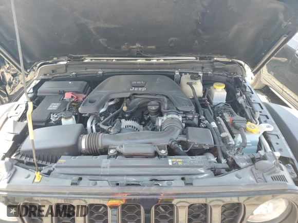 2021 Jeep Gladiator Rubicon with VIN 1C6JJTBG0ML507537, listed as a Copart auction lot 48719065 with 41,445 mi miles and Salvage title. Bid and sale history available at DreamBid. Image 12.