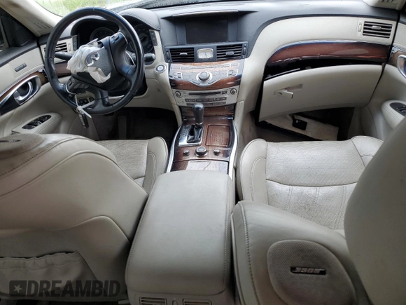 2012 Infiniti M37 with VIN JN1BY1AR2CM393522, listed as a Copart auction lot 65263404 with 123,266 mi miles and Non Repairable. Bid and sale history available at carsss.com. Image 8.