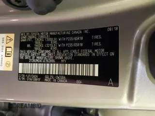 2018 Lexus RX 350 with VIN 2T2BZMCA7JC163886, listed as a IAAI auction lot 42248863 with 57,319 mi miles and . Bid and sale history available at DreamBid. Image 9.