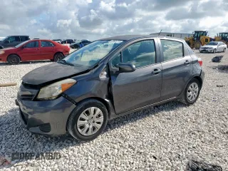 2012 Toyota Yaris L with VIN JTDKTUD35CD541618, listed as a Copart auction lot 62681215 with 79,329 mi miles and Salvage title. Bid and sale history available at DreamBid. Image 1.
