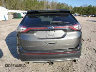 2015 Ford Edge Titanium with VIN 2FMPK4K80FBB82496, listed as a Copart auction lot 50285555 with 115,637 mi miles and Salvage Title. Bid and sale history available at carsss.com. Image 6.