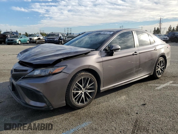 2022 Toyota Camry SE with VIN 4T1T11AK1NU688019, listed as a Copart auction lot 46875745 with 69,190 mi miles and Salvage Title. Bid and sale history available at DreamBid. Image 1.