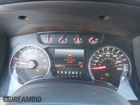 2014 Ford F-150 XL with VIN 1FTFX1CT7EFD11303, listed as a IAAI auction lot 41414356 with 183,586 mi miles. Bid and sale history available at carsss.com. Image 7.