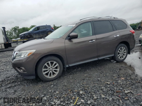 2016 Nissan Pathfinder S with VIN 5N1AR2MM2GC668423, listed as a Copart auction lot 61051085 with Not provided miles and Salvage title. Bid and sale history available at DreamBid. Image 1.