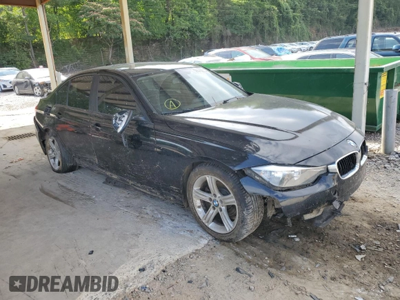2014 BMW 3 Series 328i with VIN WBA3A5C53EF605081, listed as a Copart auction lot 59578235 with 195,443 mi miles and Salvage title. Bid and sale history available at DreamBid. Image 4.