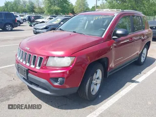 2016 Jeep Compass Sport with VIN 1C4NJCBA5GD634322, listed as a IAAI auction lot 42250362 with 135,624 mi miles and . Bid and sale history available at DreamBid. Image 2.