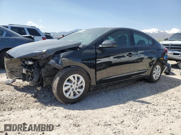 2019 Hyundai Elantra SE with VIN 5NPD74LF9KH416364, listed as a Copart auction lot 53575625 with 62,870 mi miles and Salvage Title. Bid and sale history available at DreamBid. Image 1.