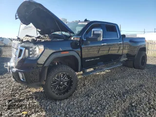 2021 GMC Sierra 3500HD Denali z VIN 1GT49WEY3MF296109, wystawiony jako Copart lot #67886764 z przebiegiem Nie podano mil oraz Szkody całkowita. Historia ofert i sprzedaży dostępna na DreamBid. Obrazek 1.