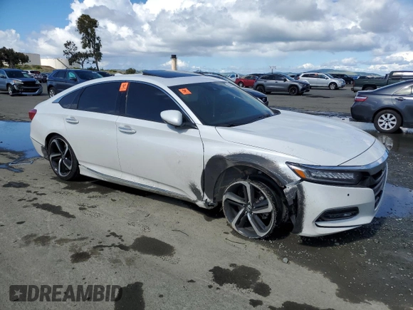 2019 Honda Accord Touring with VIN 1HGCV2F93KA030429, listed as a Copart auction lot 49258805 with 62,715 mi miles and Salvage title. Bid and sale history available at DreamBid. Image 4.
