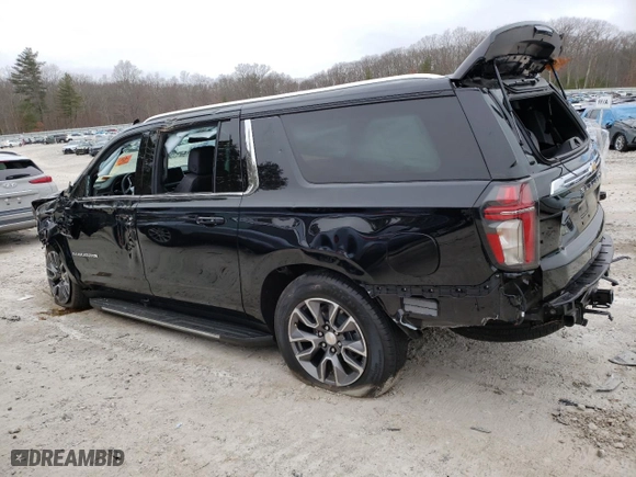 2024 Chevrolet Suburban LT with VIN 1GNSKCKD0RR345615, listed as a Copart auction lot 85710674 with 9,703 mi miles and Salvage Title. Bid and sale history available at carsss.com. Image 2.