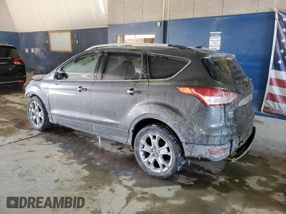 2015 Ford Escape Titanium with VIN 1FMCU0J9XFUA58239, listed as a Copart auction lot 46153395 with 114,240 mi miles and Salvage Title. Bid and sale history available at carsss.com. Image 2.