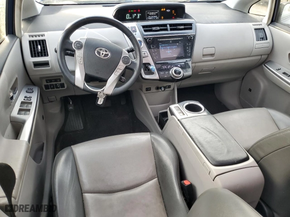 2017 Toyota Prius v Two with VIN JTDZN3EU0HJ061330, listed as a Copart auction lot 43042925 with 95,985 mi miles and Salvage Title. Bid and sale history available at carsss.com. Image 8.